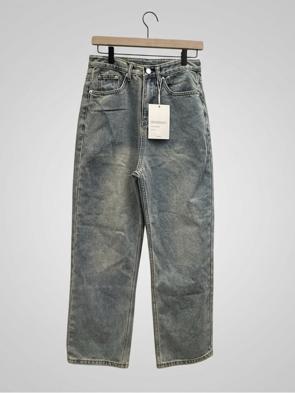 Men's Washed Baggy Jeans